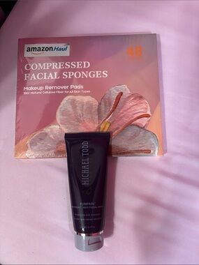 Michael Todd Pumpkin Facial Mask and pkg. 48 Compressed Facial Sponges